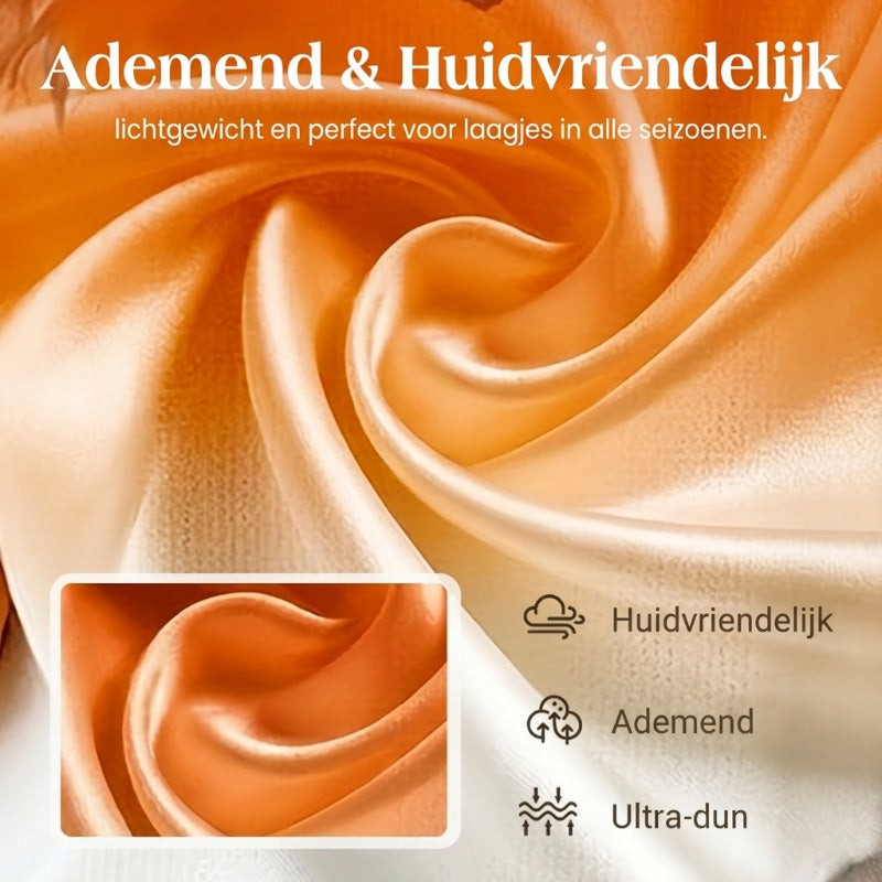 Dames Nederlandse Koningsdag Gradiënt Print Casual V-hals Top